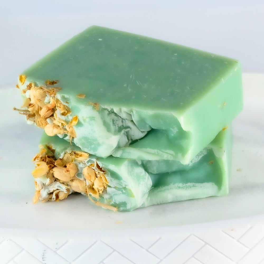 Cucumber melon soap stack