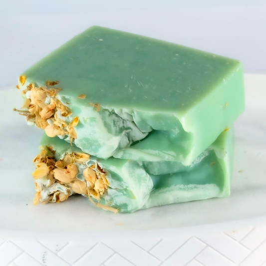 Cucumber melon soap stack