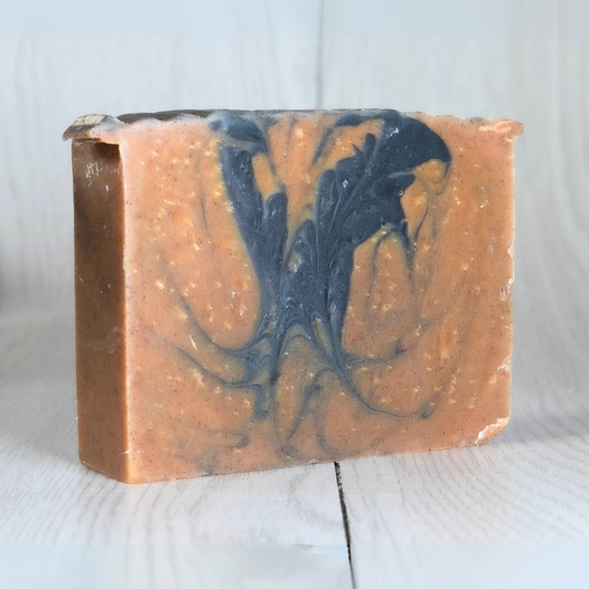 Turmeric and charcoal bar soap